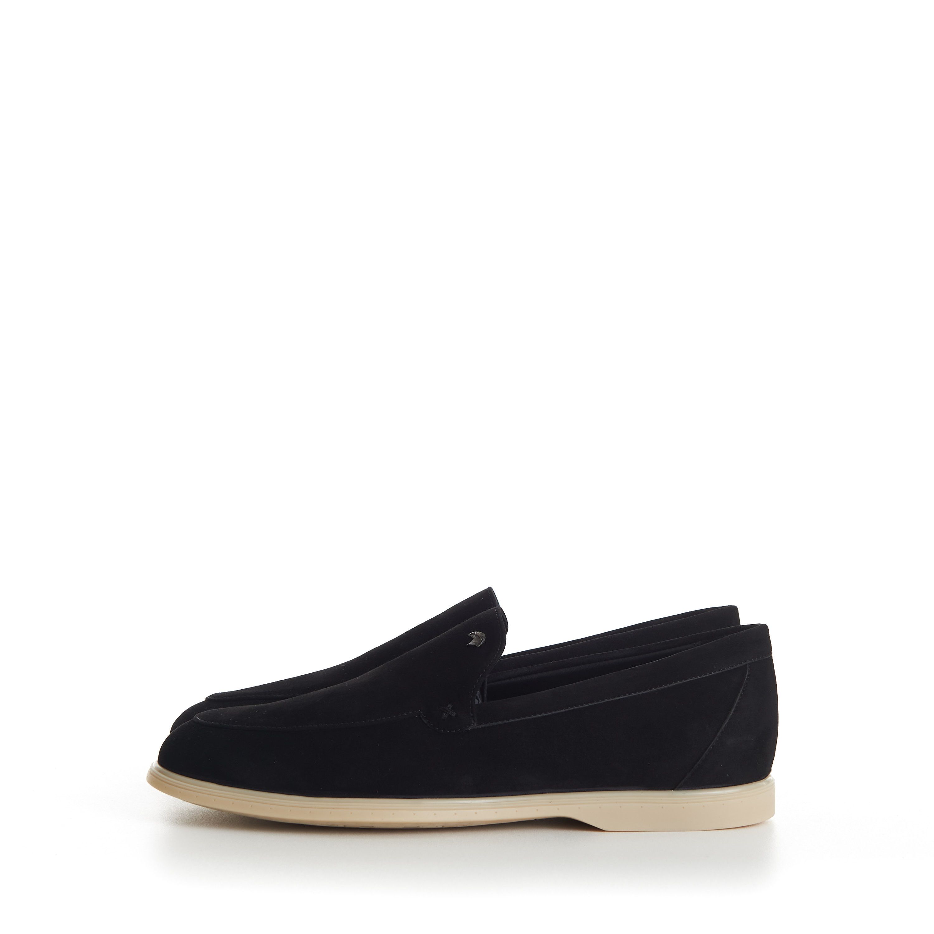 Stefano Ricci Black Suede Slip-On Loafers - Eagle Head Hardware Size US 9.5 / EU 42-43 - 5 Thumbnail