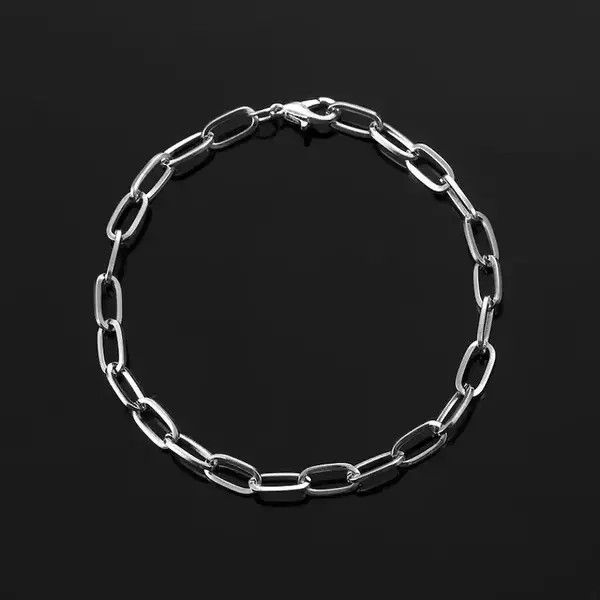 Japanese Brand Stainless Steel Chain Bracelet Unisex Wrist Jewelry Size ONE SIZE - 4 Thumbnail