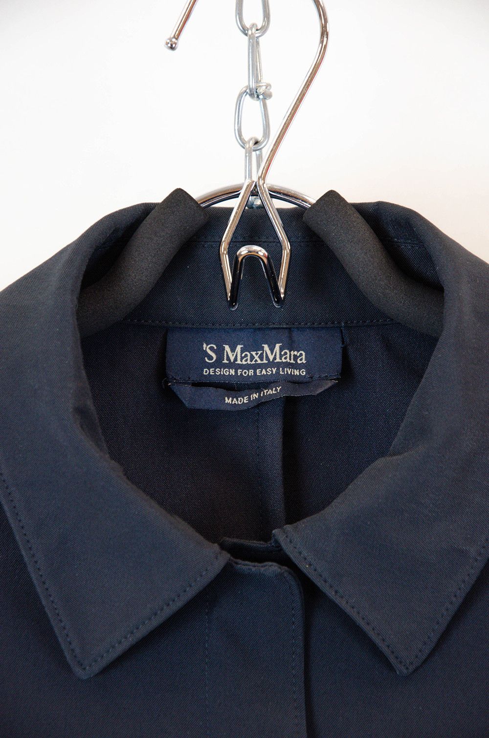 Max Mara S MaxMara Minimalist Navy Jacket – Made in Italy – M Size M / US 6-8 / IT 42-44 - 6 Thumbnail