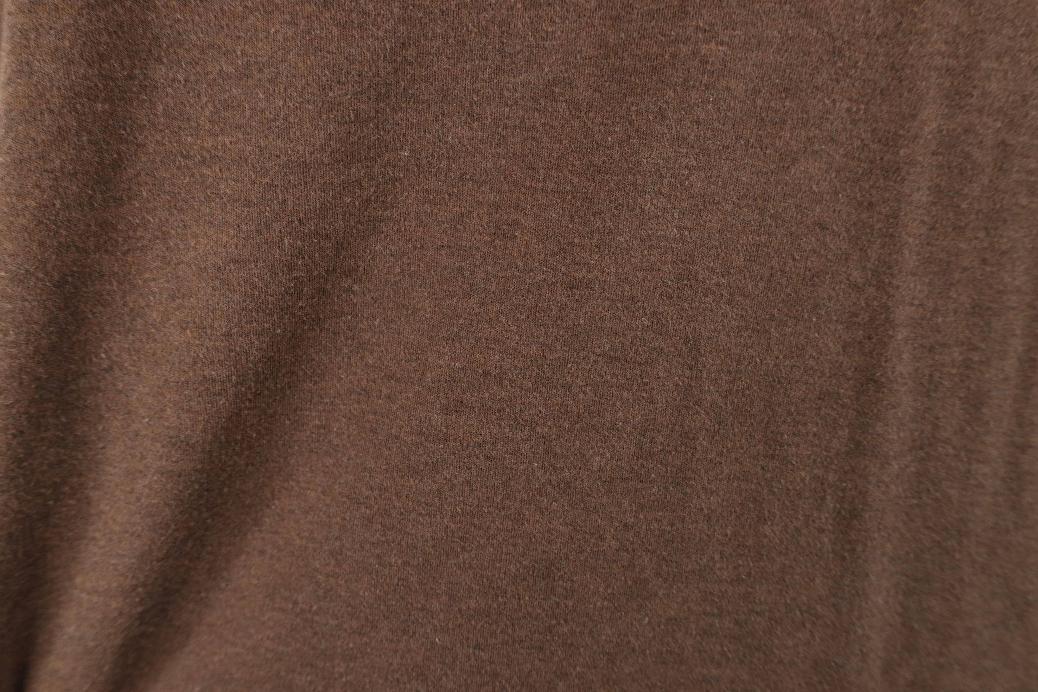Vintage Vintage 90s Streetwear Mock Neck Long Sleeve T-Shirt Brown Size US M / EU 48-50 / 2 - 5 Thumbnail