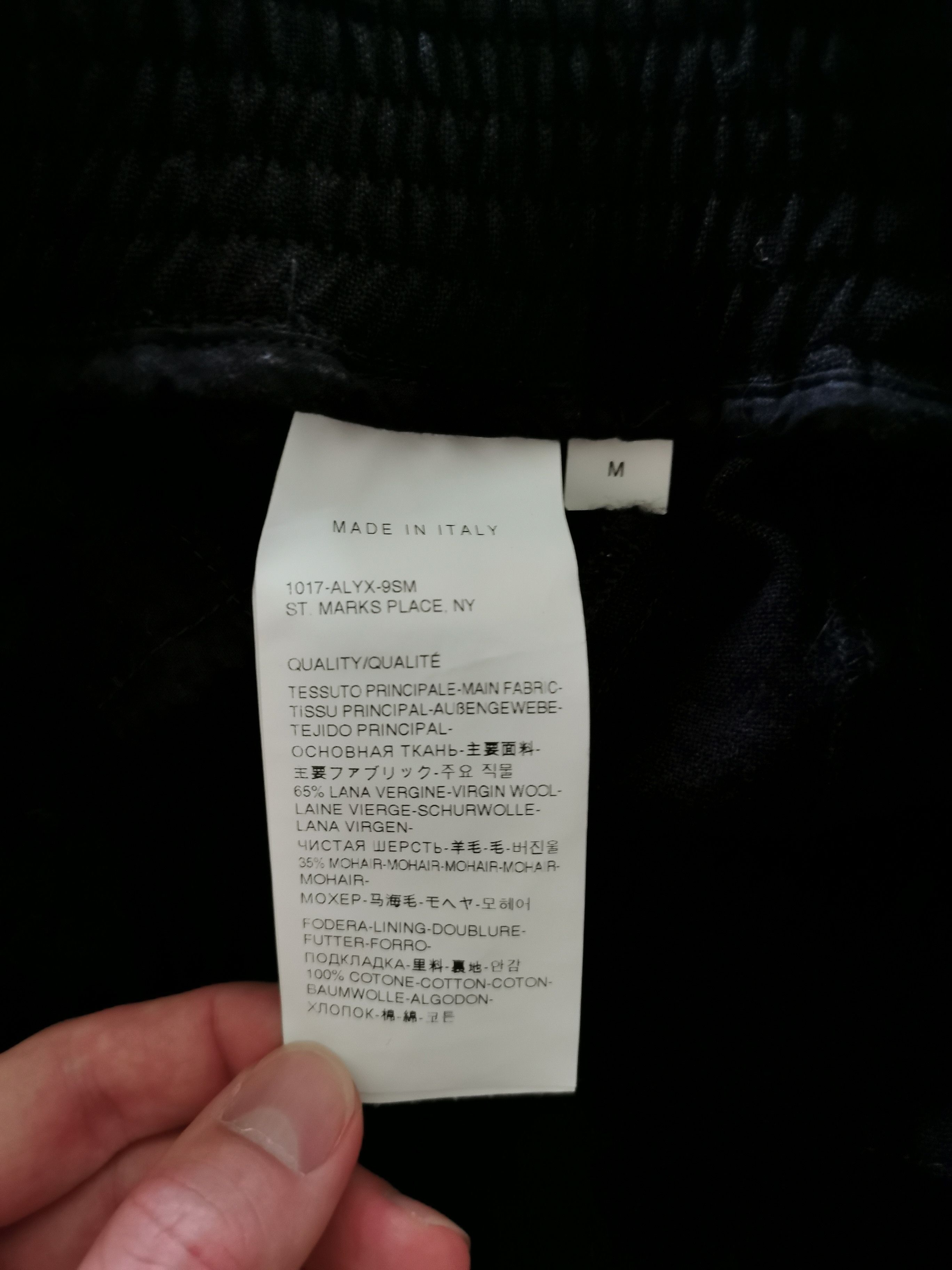 1017 ALYX 9SM Alyx Formal Joggers Size US 32 / EU 48 - 3 Thumbnail
