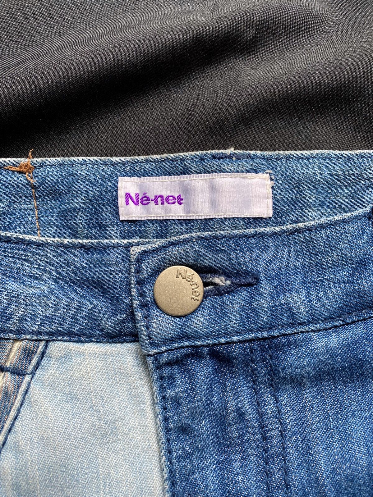 Issey Miyake Ne-net Issey Miyake Patchwork Denim Harem Pants Size US 32 / EU 48 - 11 Thumbnail