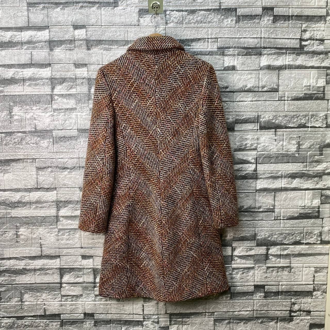 Max Mara MAX MARA TWEED KNITTED LONG COAT Size XS / US 0-2 / IT 36-38 - 9 Thumbnail