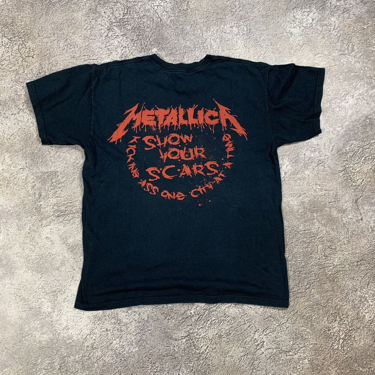 Vintage VINTAGE Y2K BAND TEE METALLICA SKULLS DEAD FACE HORROR 90s Size US M / EU 48-50 / 2 - 5 Thumbnail