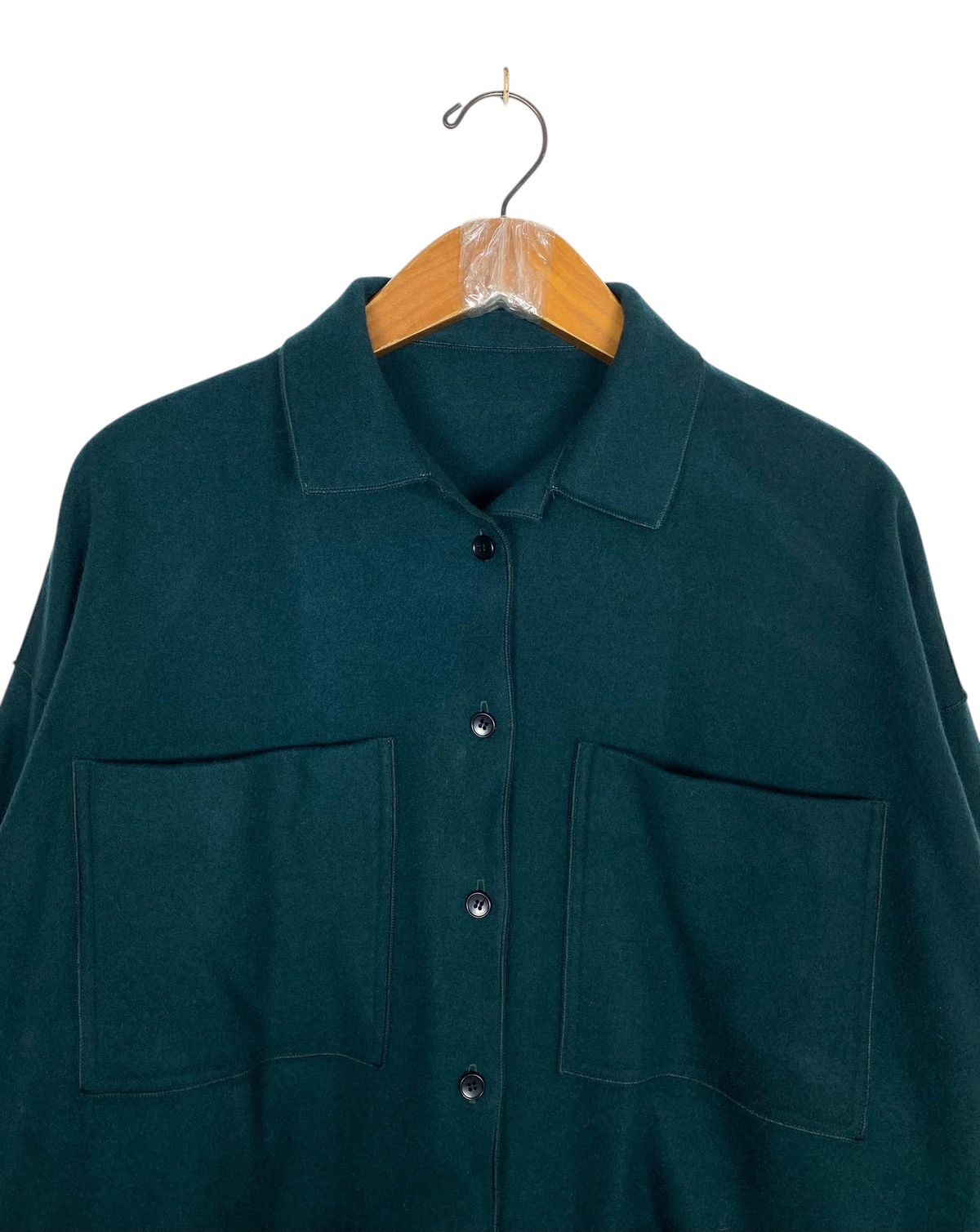 Japanese Brand Rare‼️ Gabardine K.T Button Up Shirt Made in Japan Size US L / EU 52-54 / 3 - 4 Thumbnail
