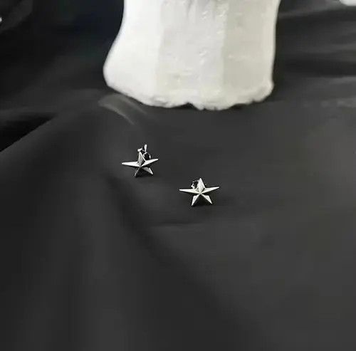 Other 💯925 silver Retro punk earrings Size ONE SIZE - 3 Thumbnail