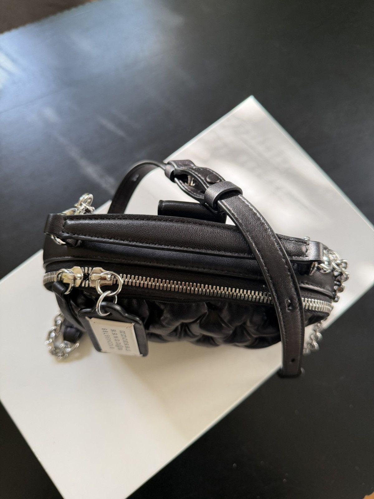 Maison Margiela Maison Margiela Glam Slam Black Belt Bag Size ONE SIZE - 8 Thumbnail