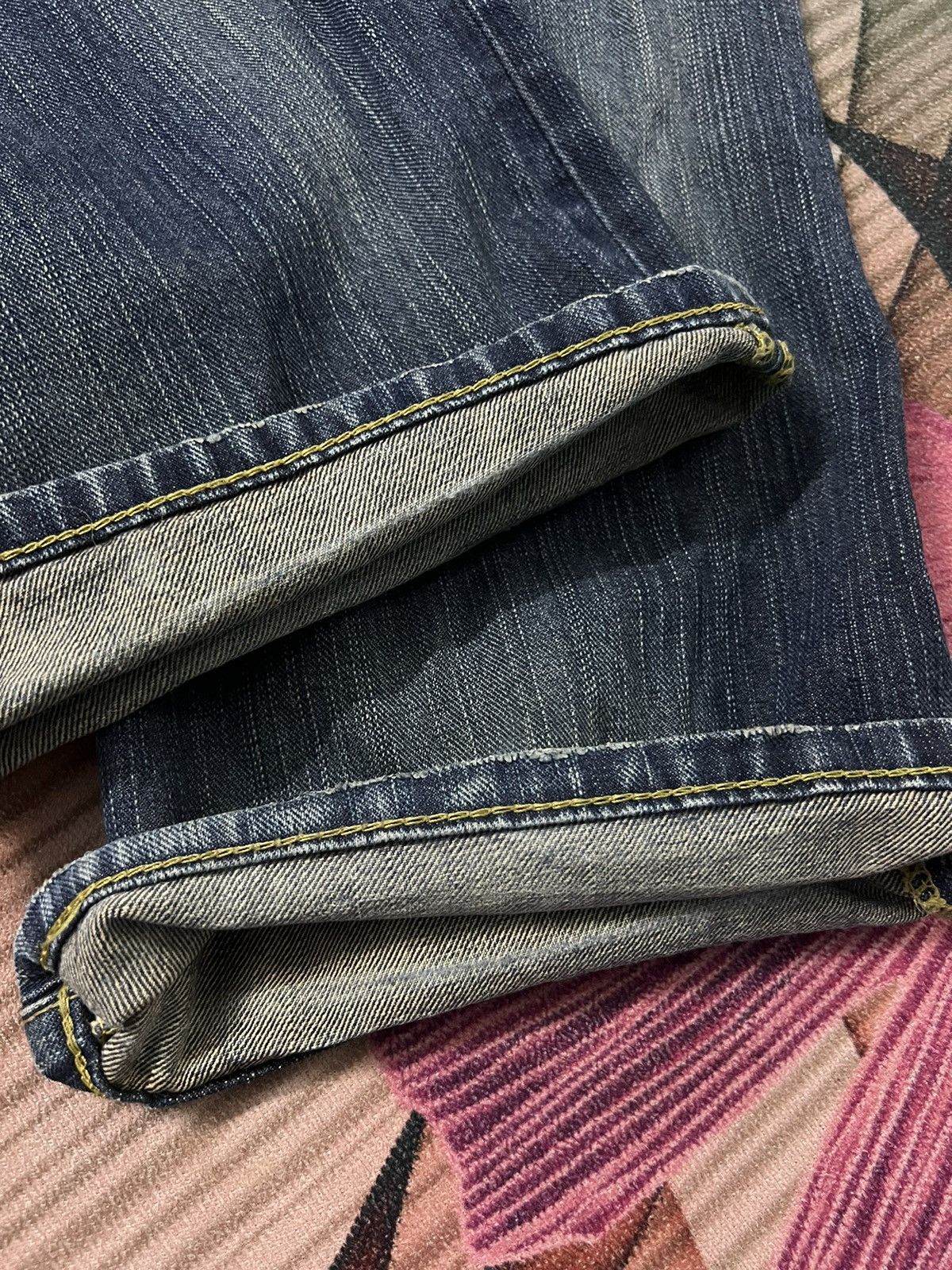 Japanese Brand × Lee × Vintage VINTAGE LEE RIDER DISTRESSED FLARE JEANS JAPAN Size US 33 - 9 Thumbnail