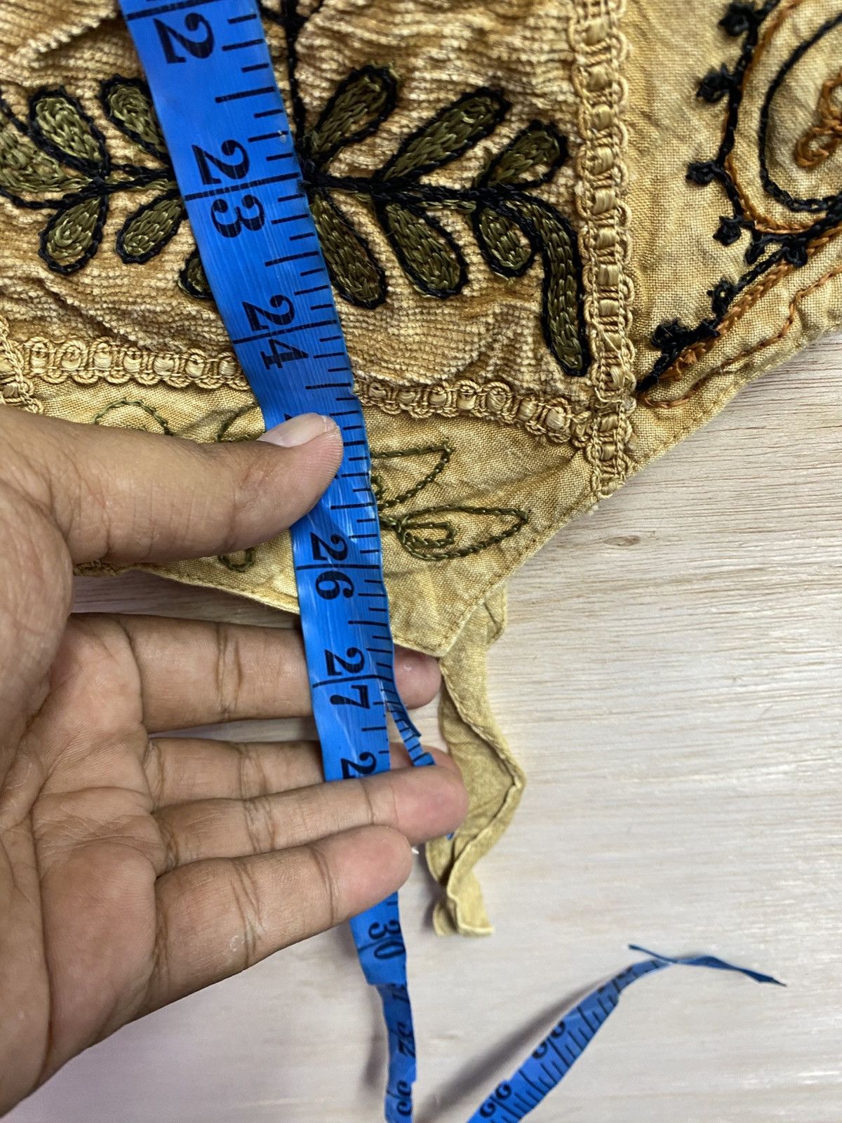Other vintage-style 100% rayon embroidered vest,style garment. Size 38R - 6 Thumbnail