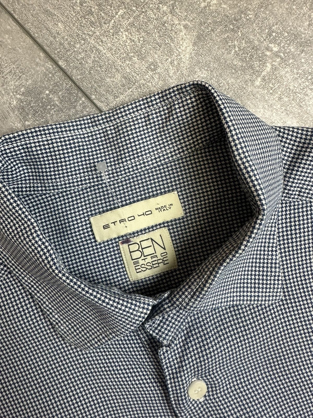 Etro Etro Blue Luxury Shirts Button Up Size US M / EU 48-50 / 2 - 9 Thumbnail