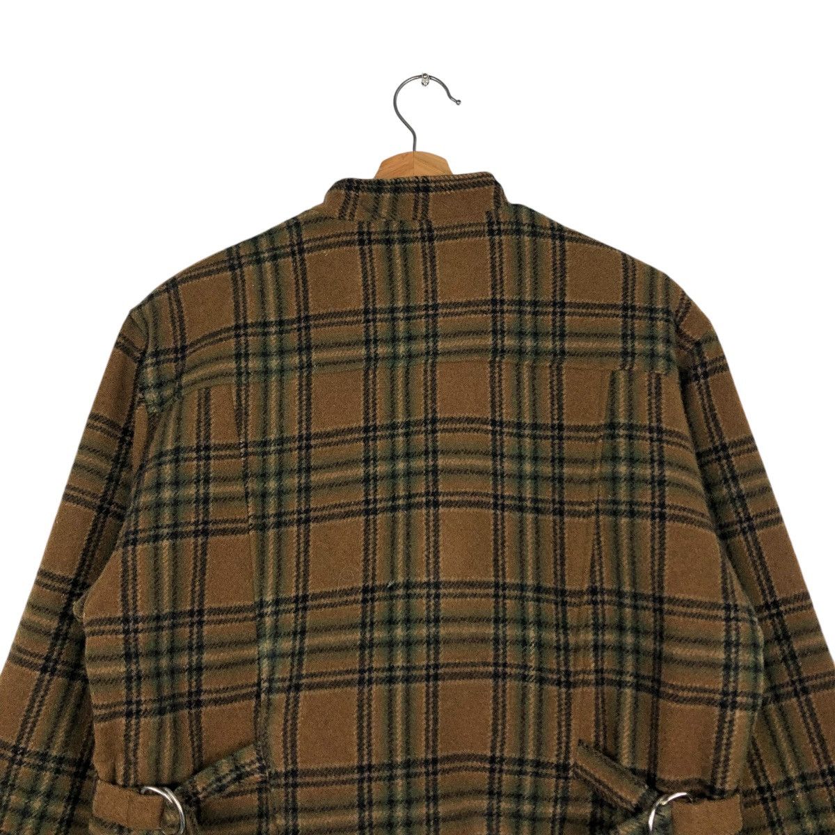 Japanese Brand 🔥VINTAGE CROPPED WOOL BIKER JACKET SABUROKU TARTAN DESIGN Size US M / EU 48-50 / 2 - 11 Thumbnail