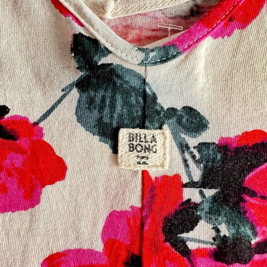 Billabong Billabong Floral Mini Fit Flare Dress Spaghetti Strap Large Size L / US 10 / IT 46 - 8 Thumbnail