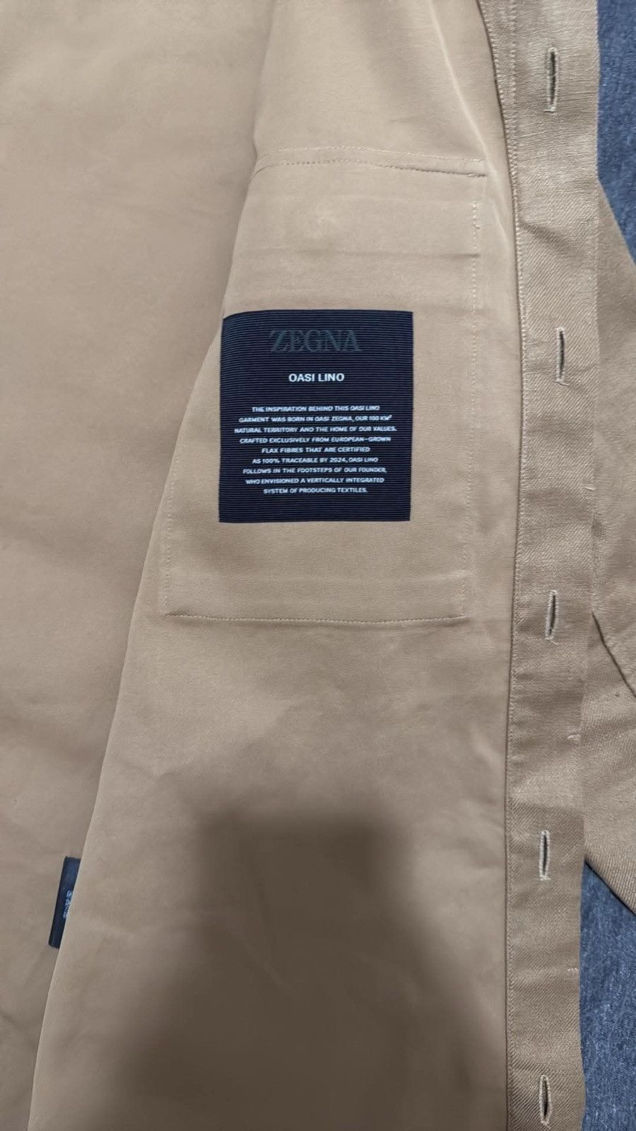 Ermenegildo Zegna zegna oasi lino overshirt Size US L / EU 52-54 / 3 - 2 Thumbnail