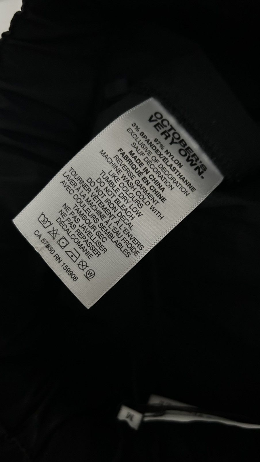 October's Very Own OCTOBERS VERY OWN BELTED UTILITY CARGO PANT BLACK CARGO PANT Size US 33 - 15 Thumbnail