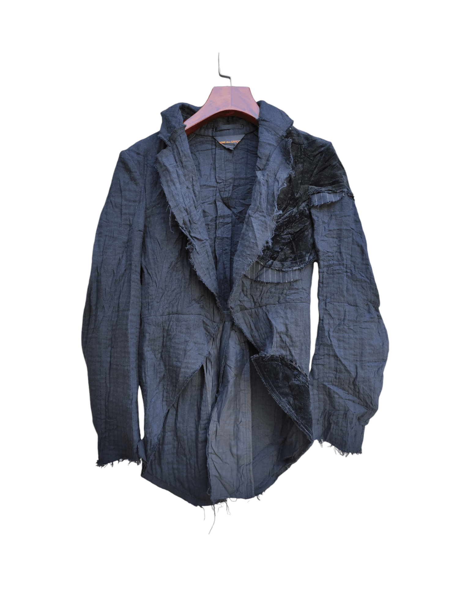 Comme des Garcons COMME DES GARÇONS DESIGN PATCHWORK DISTRESSED OPEN JACKET Size US S / EU 44-46 / 1 - 1 Thumbnail