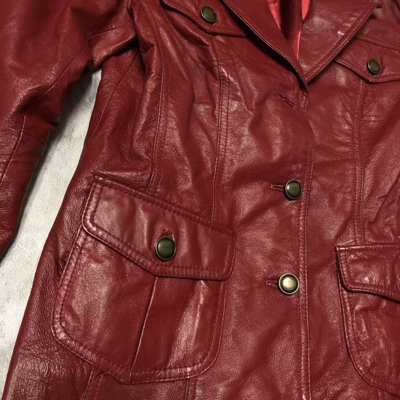 Other Red faux leather jacket with a punk vibe #fauxleatherjacket Size ONE SIZE - 5 Thumbnail