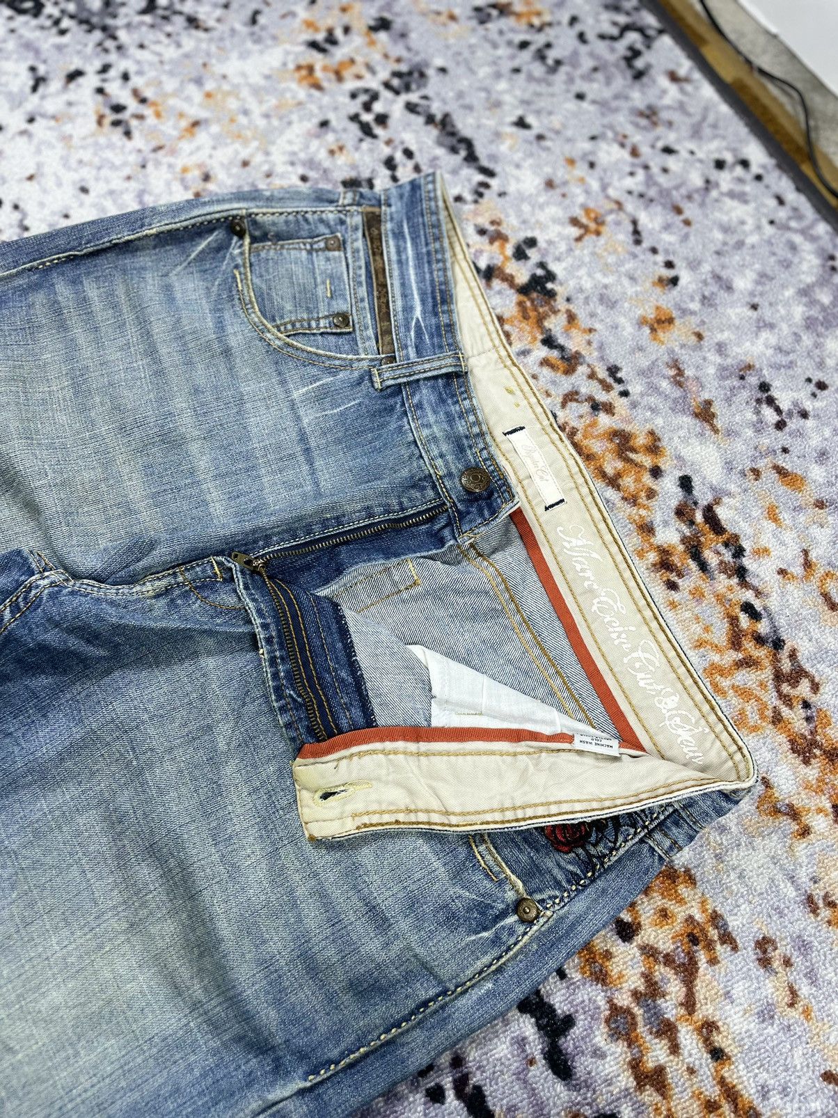 Ecko Unltd. × Japanese Brand × Marc Ecko Marc Ecko distressed Denim Jeans vintage Size US 36 / EU 52 - 7 Thumbnail
