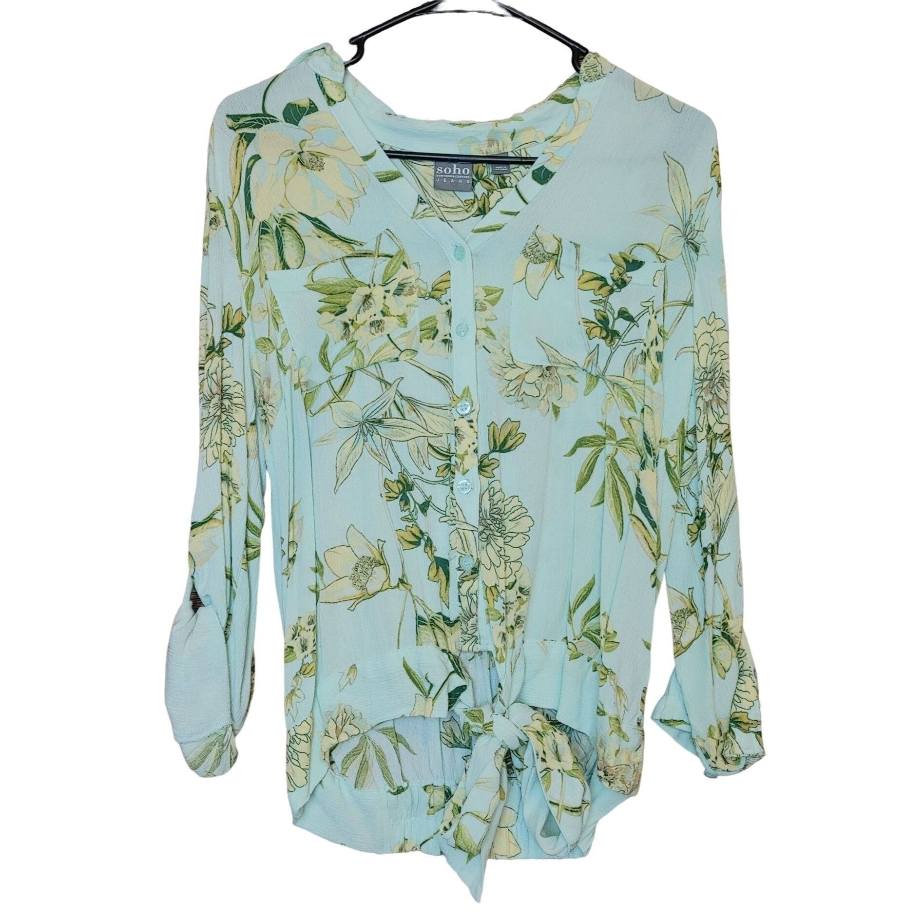 Other New York and Company Soho Jeans Women's Floral Top Size S Size S / US 4 / IT 40 - 1 Thumbnail