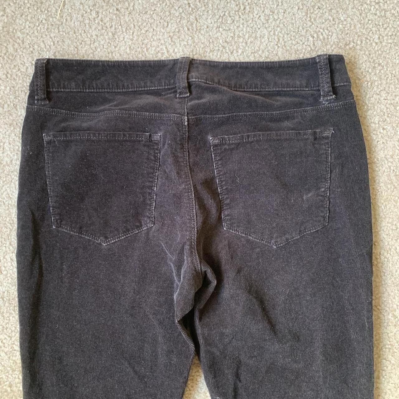 Ann Taylor Ann Taylor Chocolate Brown Corduroy Size 28" / US 6 / IT 42 - 4 Thumbnail