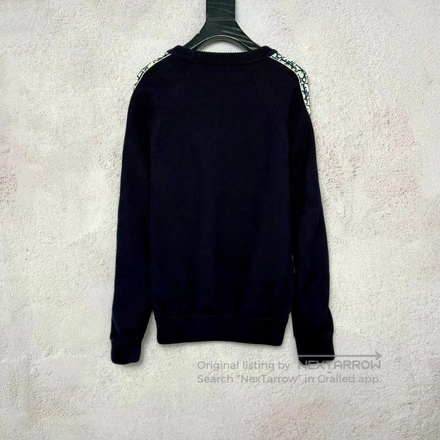 Dior Blue Crew Neck Long Sleeve Sweater. Size US M / EU 48-50 / 2 - 2 Thumbnail