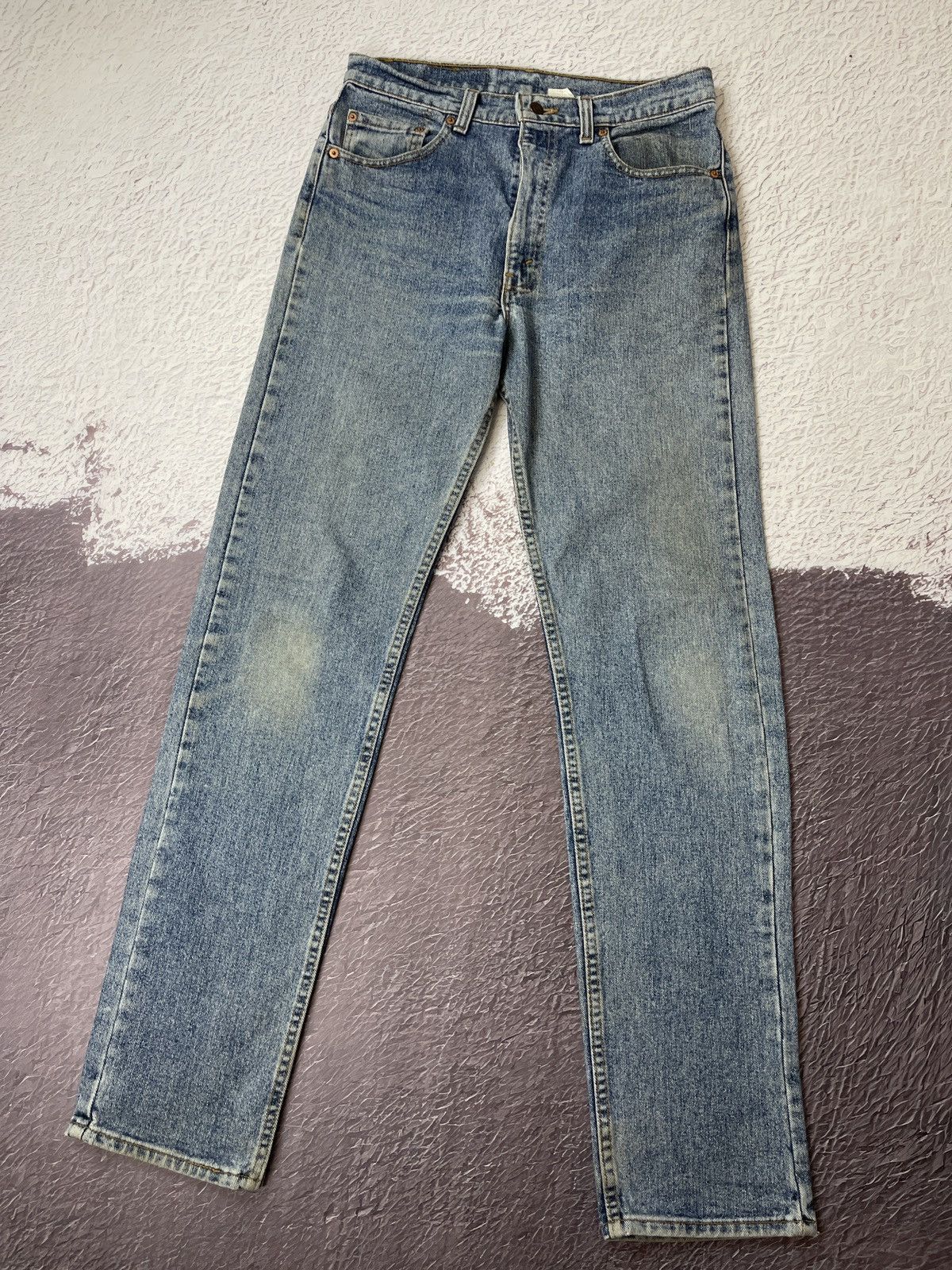 Levi's Levi’s 505 vintage 90s made in USA blue faded denim jeans Size US 34 / EU 50 - 3 Thumbnail