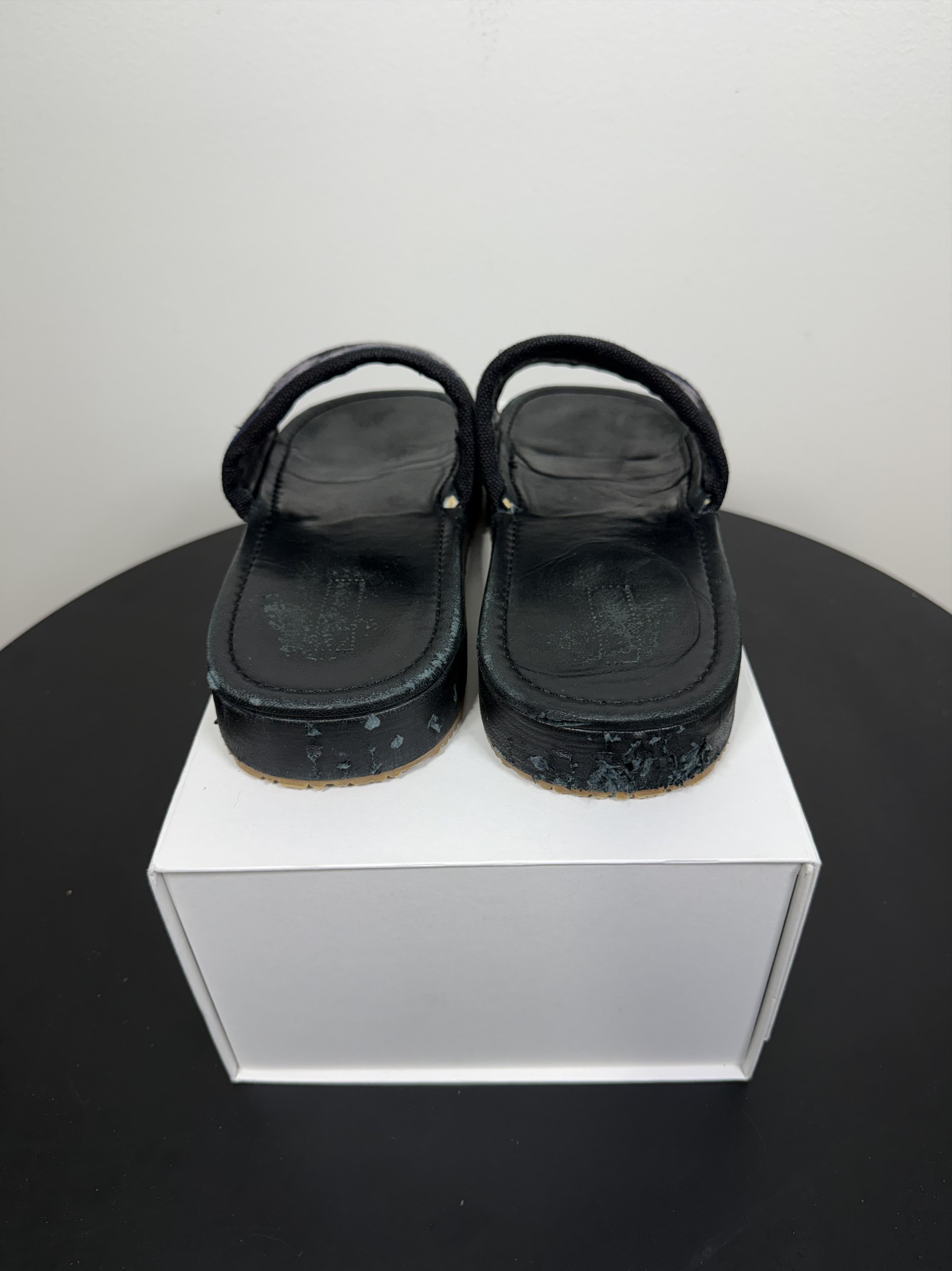 Loewe Chancla Logo Pool Slides Gray/Black Size US 8 / EU 41 - 3 Thumbnail