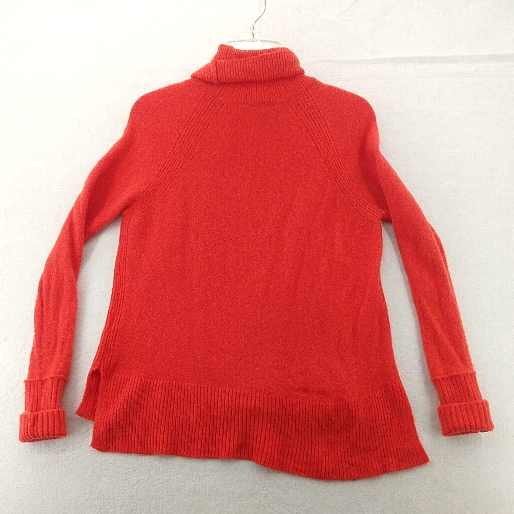 J.Crew J. Crew Alpaca Wool Blend Orange Sweater Mock Neck Womens XS Size XS / US 0-2 / IT 36-38 - 2 Thumbnail