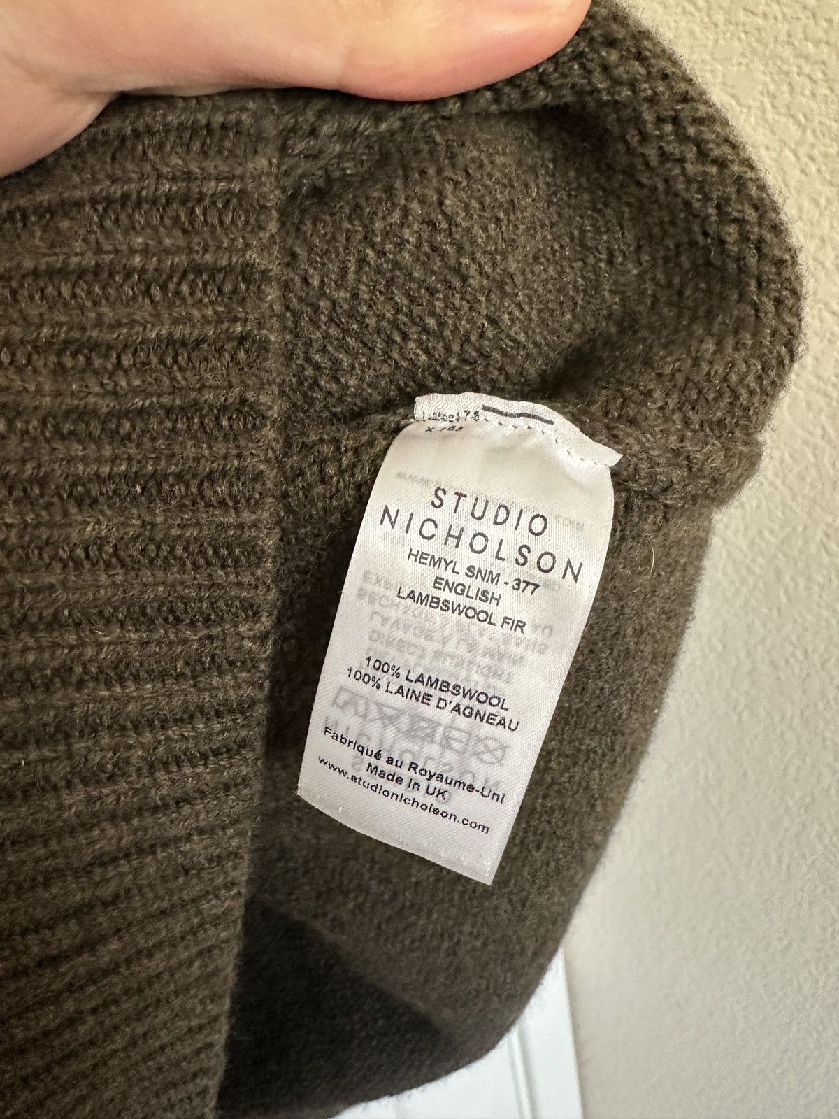 Studio Nicholson Brown Studio Nicholson Mens Jumper Sweater Size US M / EU 48-50 / 2 - 4 Thumbnail