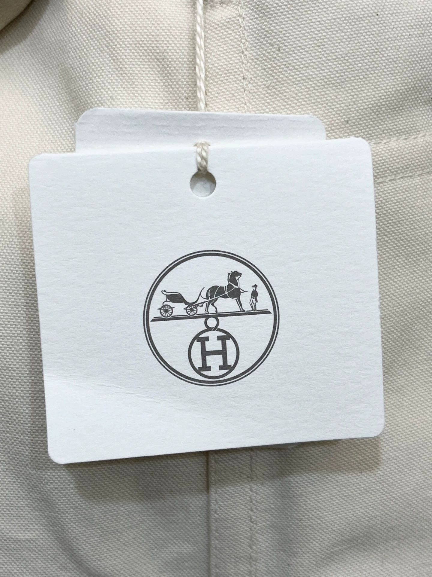 Hermes Hermes White Denim Jacket 36 with Stains Size XS / US 0-2 / IT 36-38 - 4 Thumbnail