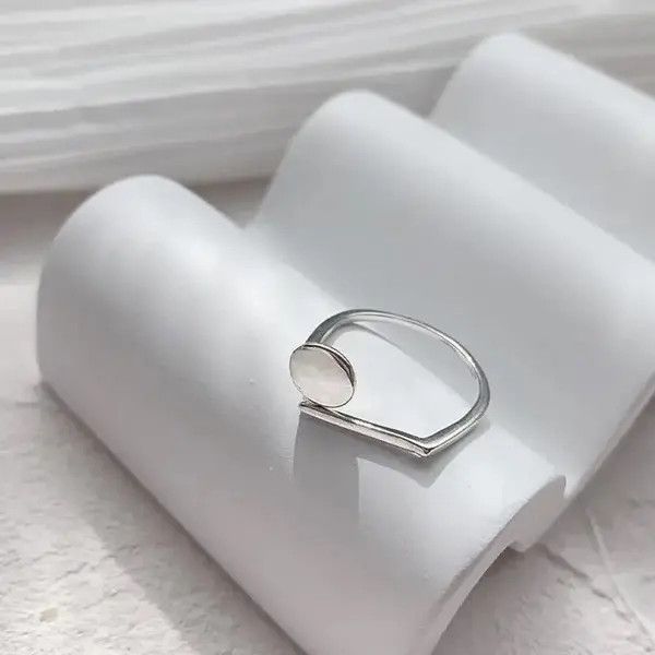 VIBE Geometric Vintage 925 Sterling Silver Rings Three Set Size ONE SIZE - 6 Thumbnail