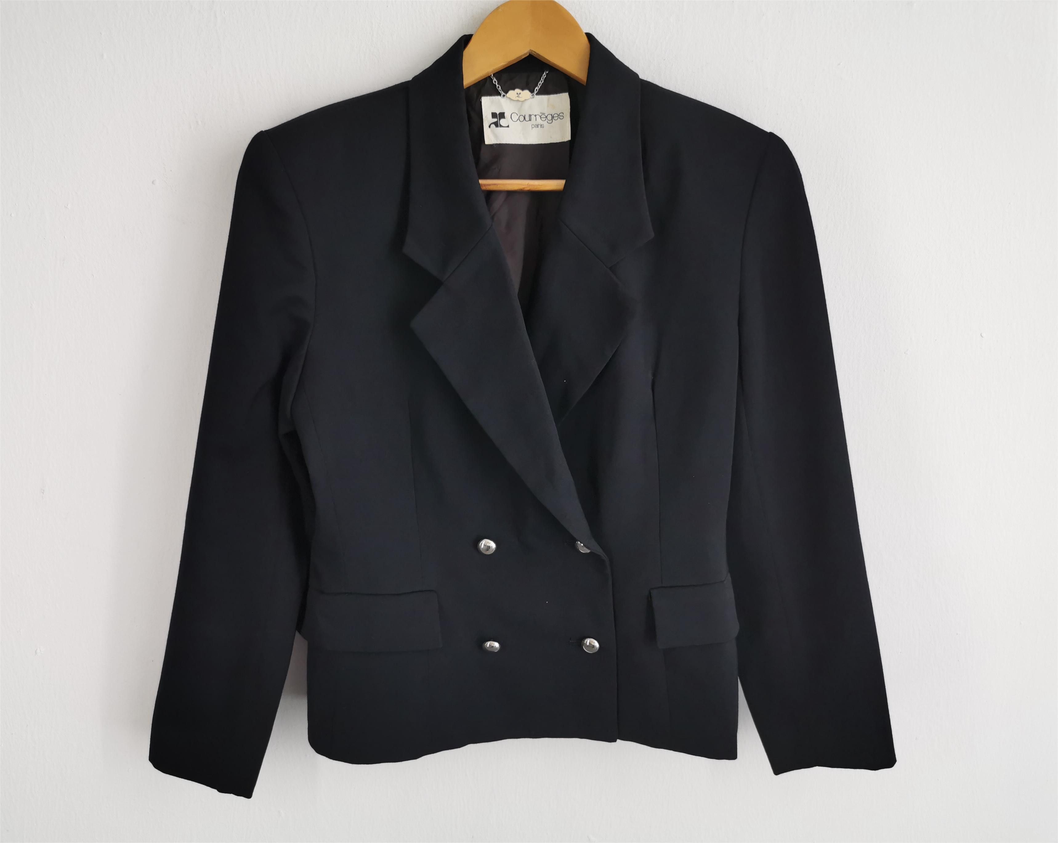 Courreges Vintage 90's Courreges Blazer Wool Coat Womens Size S Size S / US 4 / IT 40 - 1 Thumbnail