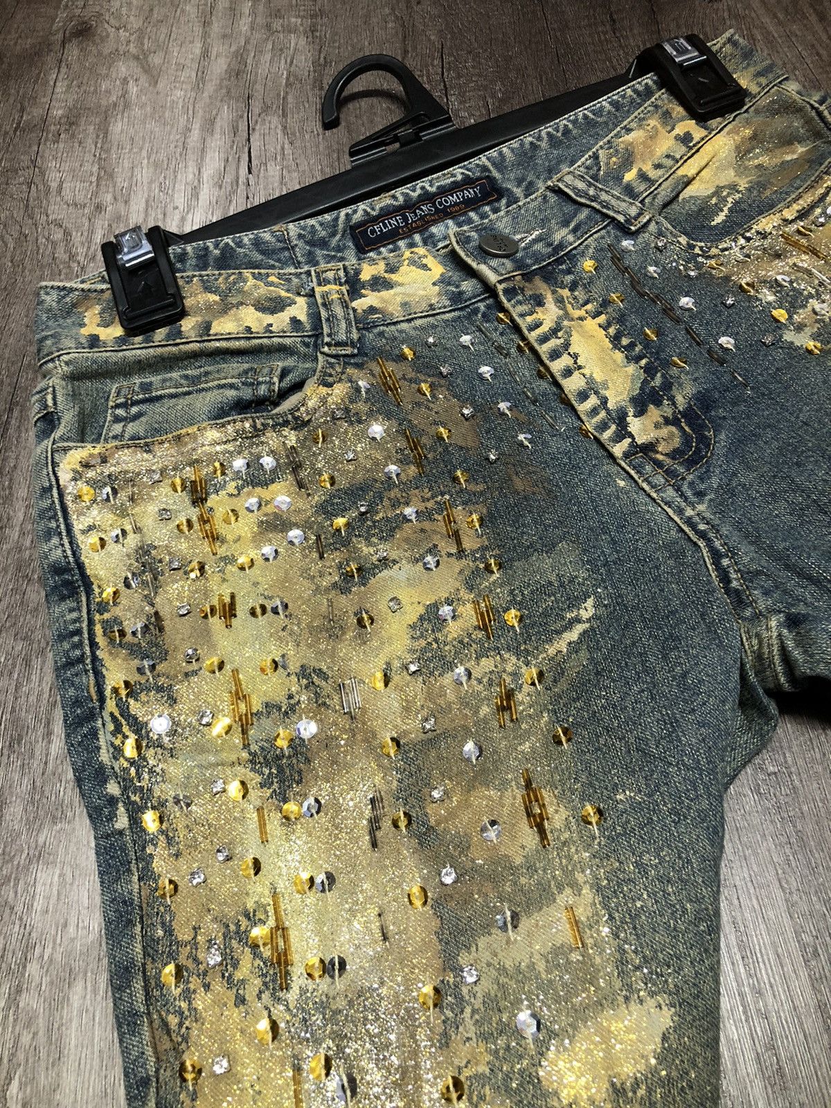 Designer × Japanese Brand × Vintage CF LINE FLARED BOOTCUT JEANS COMPANY Size 29" - 10 Thumbnail