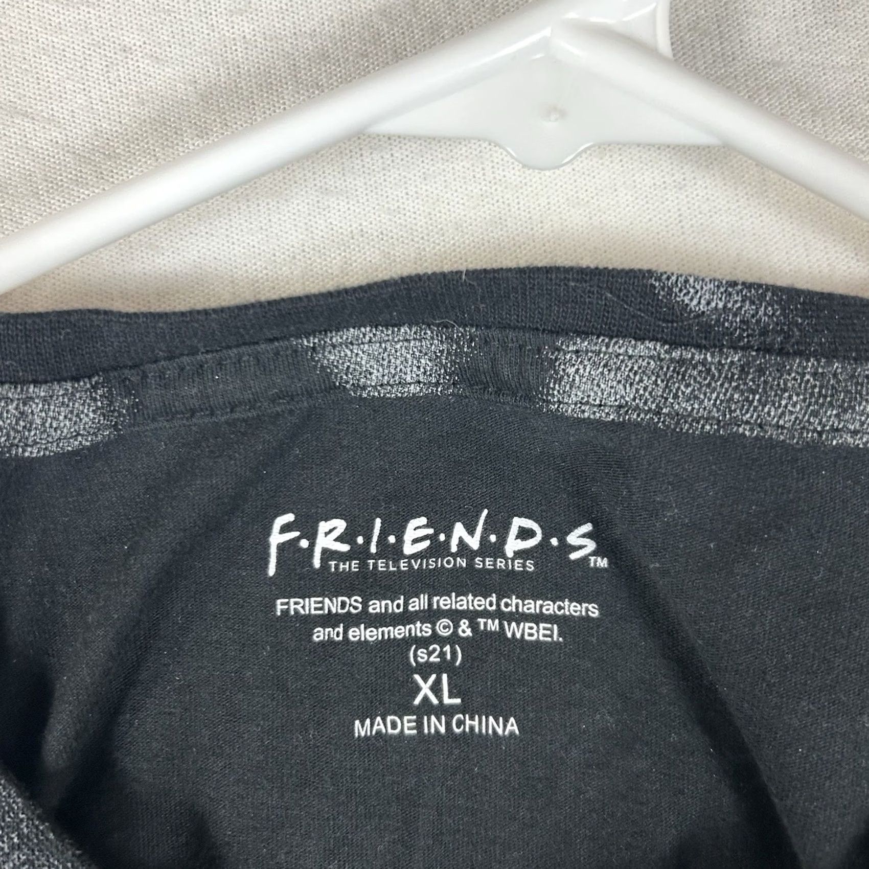 Vintage VINTAGE Friends T-Shirt Graphic Tie Dye Crew Neck Short Sleeve Mens XL Gray 90s Retro Size US XL / EU 56 / 4 - 4 Thumbnail
