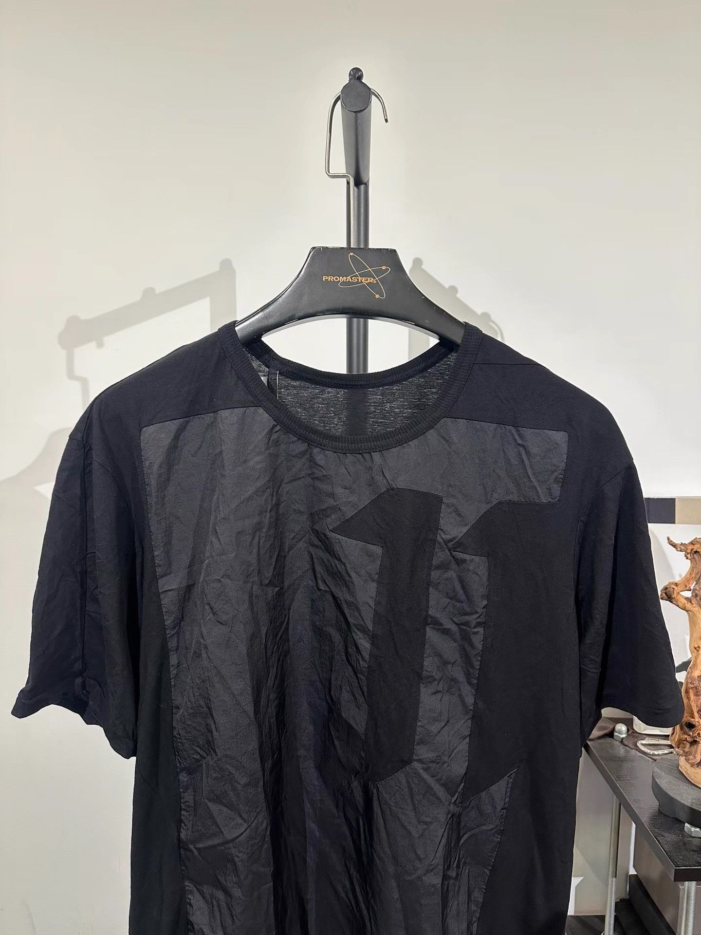 11 By Boris Bidjan Saberi 11by BBS Nylon Panel T-Shirt K35 Size XS / US 0-2 / IT 36-38 - 3 Thumbnail