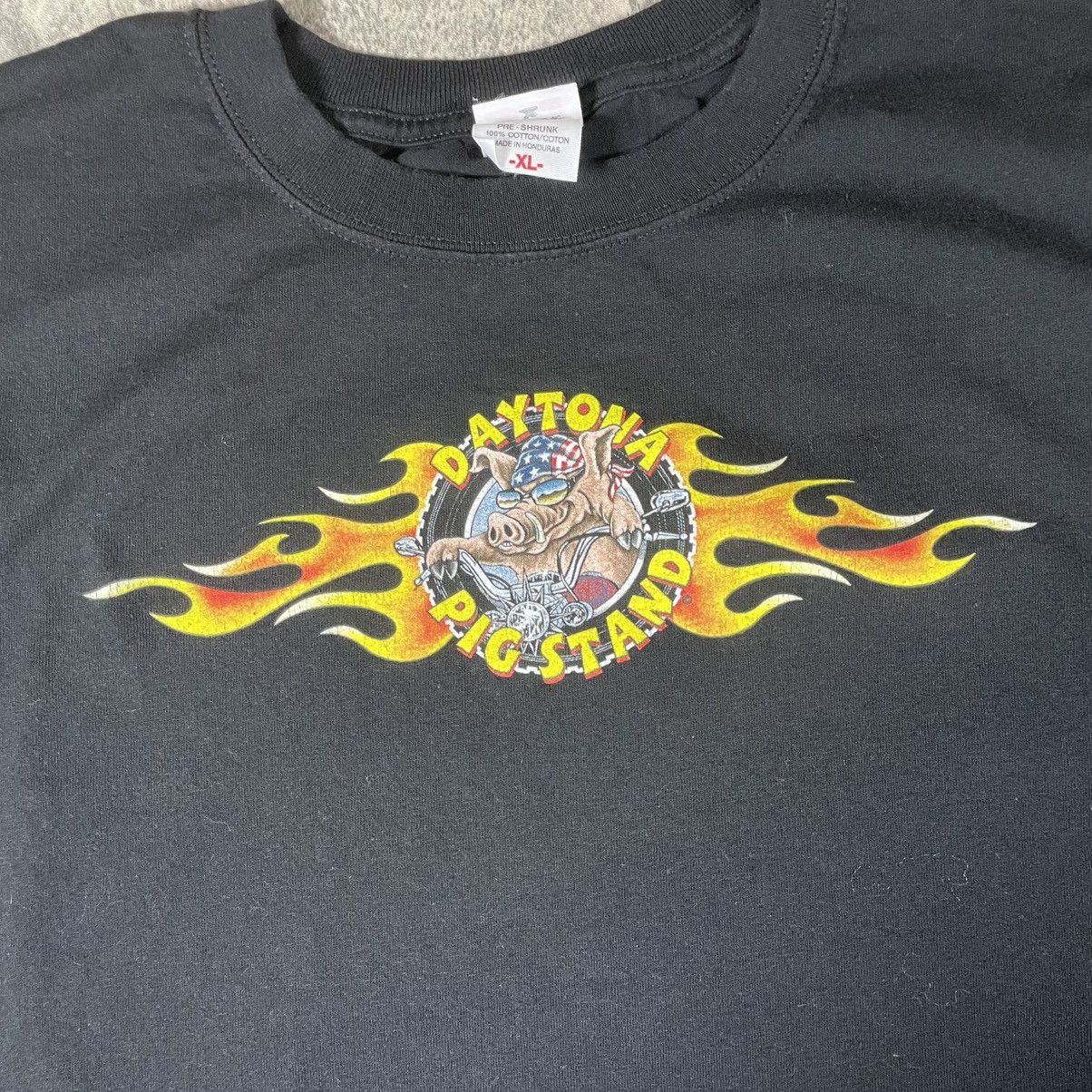 Other Daytona Pigs Stand Chopper Vintage 90s Tshirt Size US XL / EU 56 / 4 - 4 Thumbnail