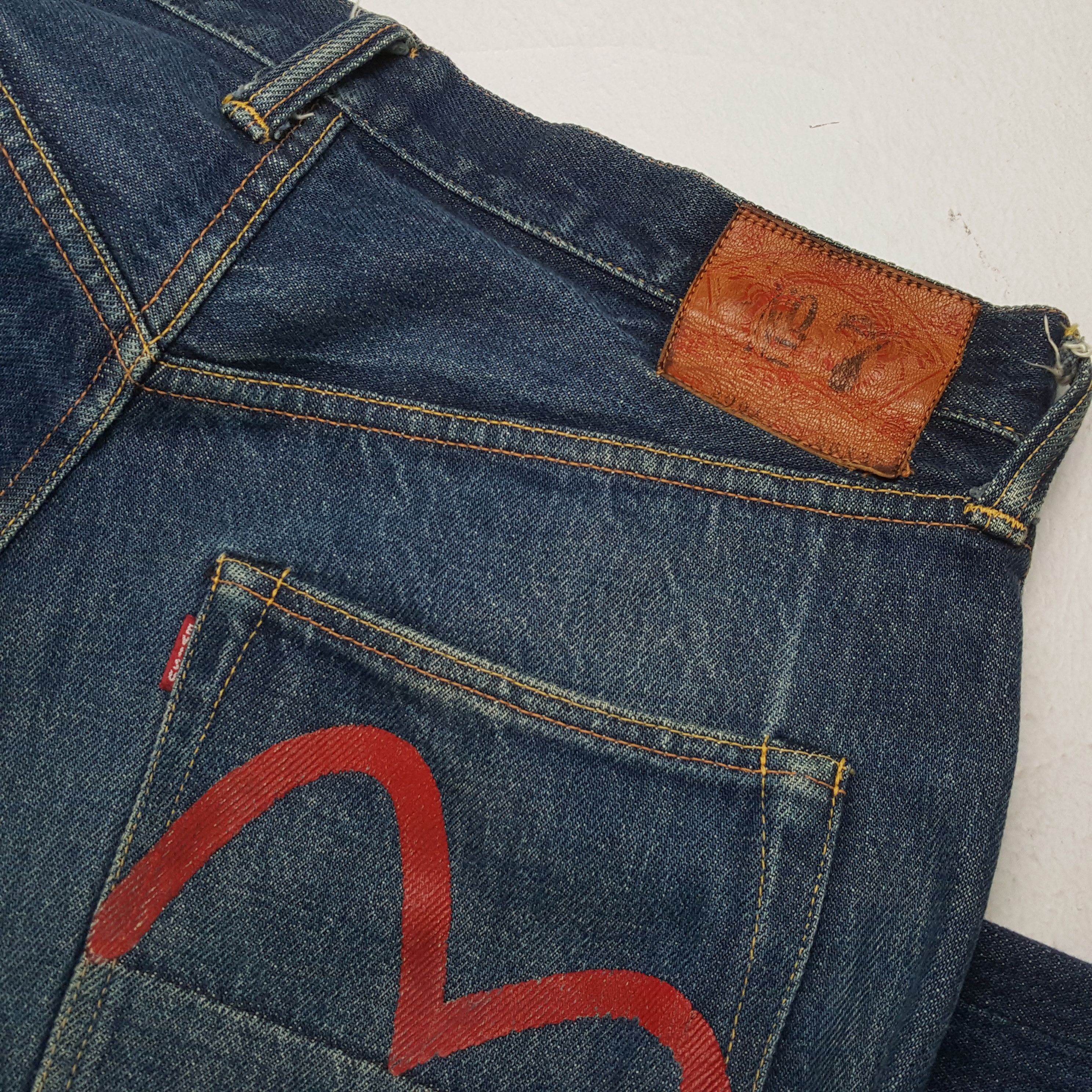 Evisu EVISU Jeans Japanese Brand Streetwear Custom Daicock Style Size US 32 / EU 48 - 15 Thumbnail