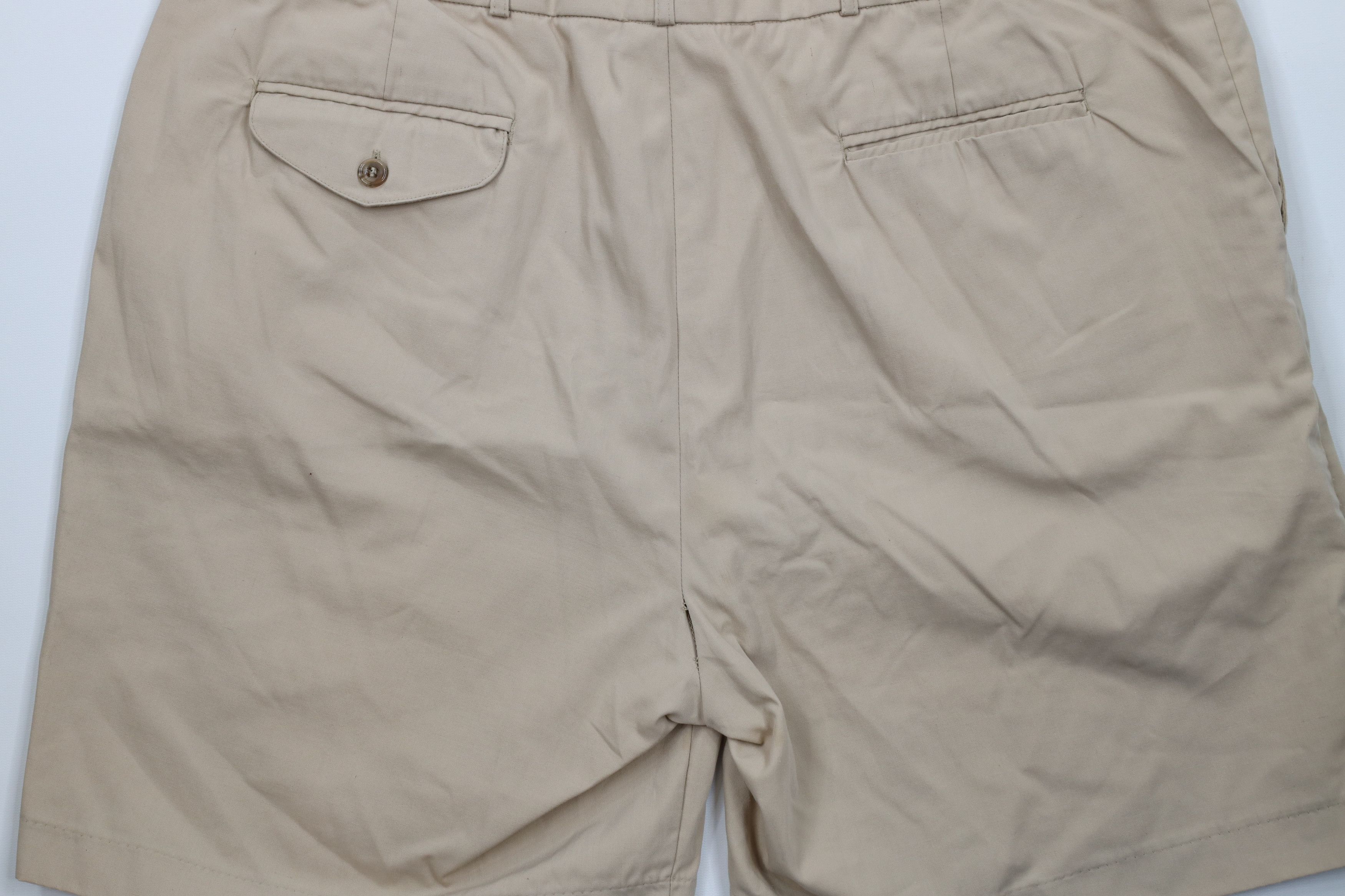 Vintage Vintage 80s 90s Streetwear Above Knee Chino Shorts Beige Size US 42 / EU 58 - 12 Thumbnail