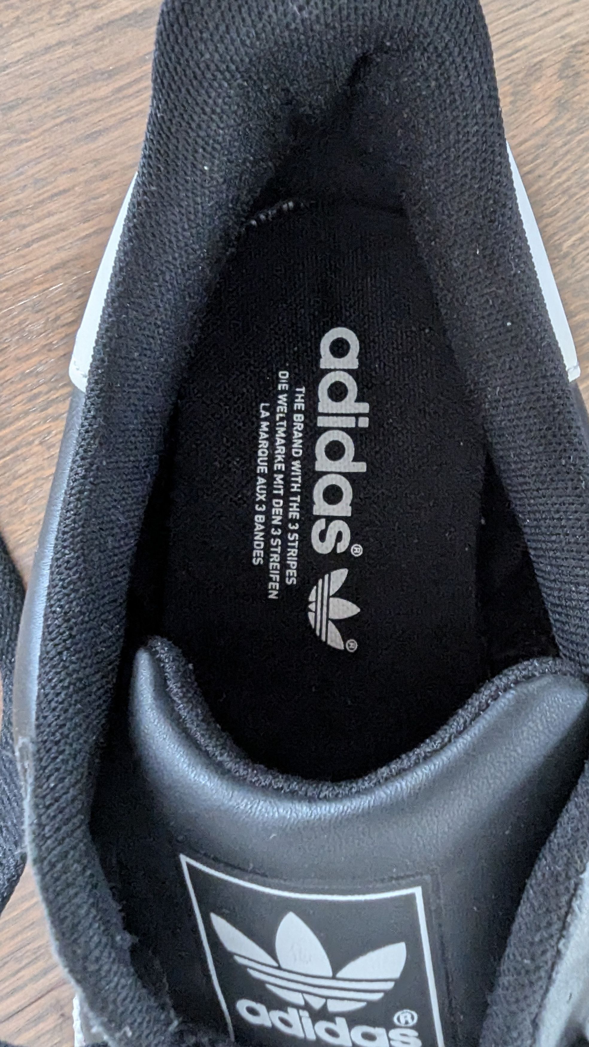 Adidas Adidas Black White Superstar II Size US 12 / EU 45 - 3 Thumbnail