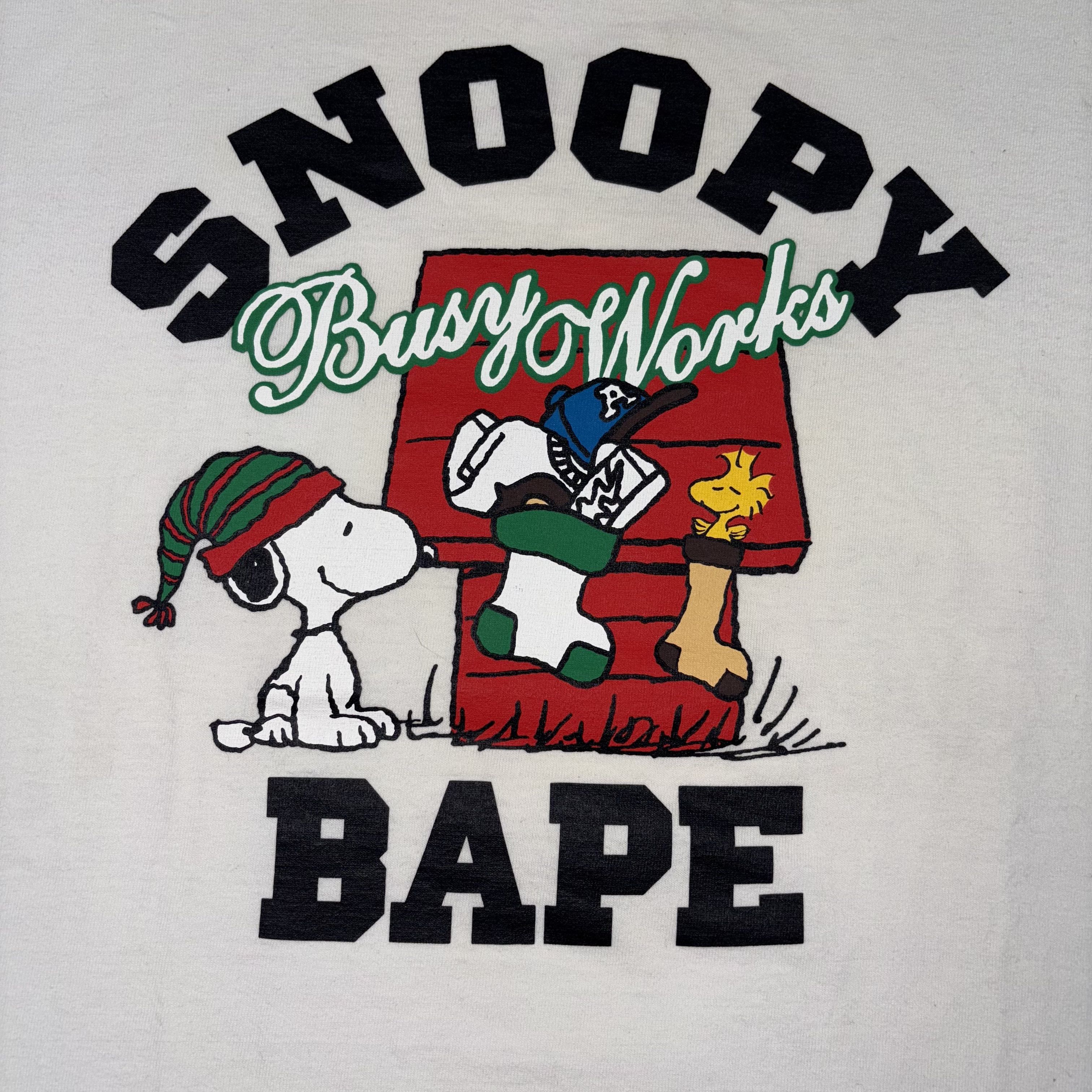 Bape × Peanuts BAPE x Snoopy Peanuts Christmas T-Shirt Size US M / EU 48-50 / 2 - 2 Thumbnail
