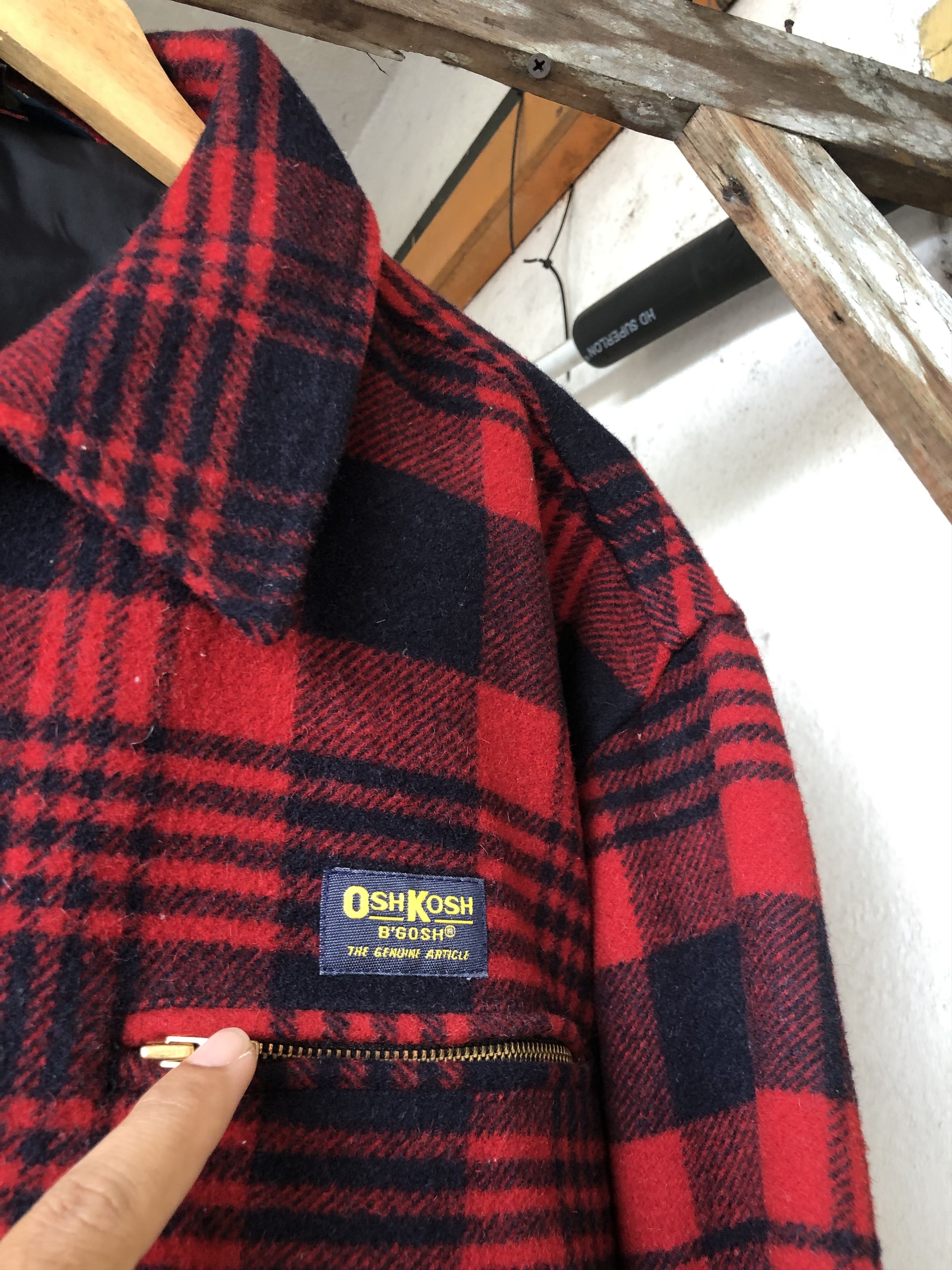 Oshkosh Vintage Oshkosh Mackinaw Wool Cruiser Jacket Size US L / EU 52-54 / 3 - 6 Thumbnail
