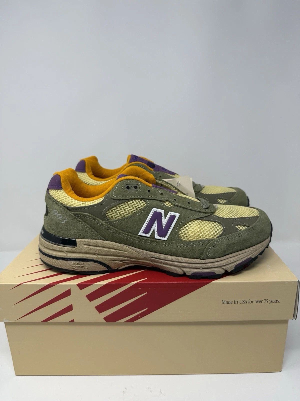 New Balance New Balance Teddy Santis x 993 Made in USA Olive Leaf Size 8 Size US 8 / EU 41 - 5 Thumbnail