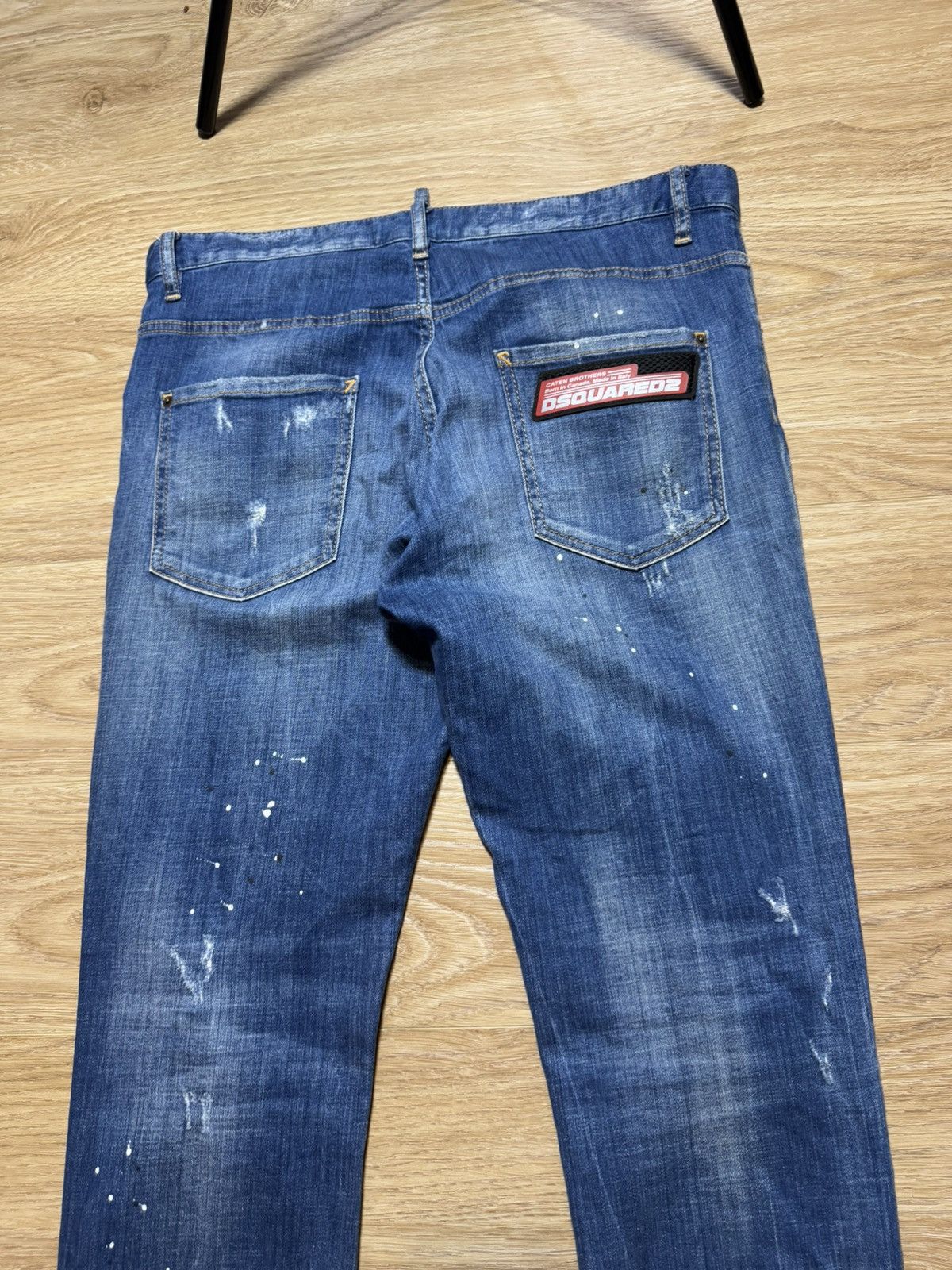 Dsquared2 Dsquared2 distressed Blue panted denim Size US 36 / EU 52 - 10 Thumbnail