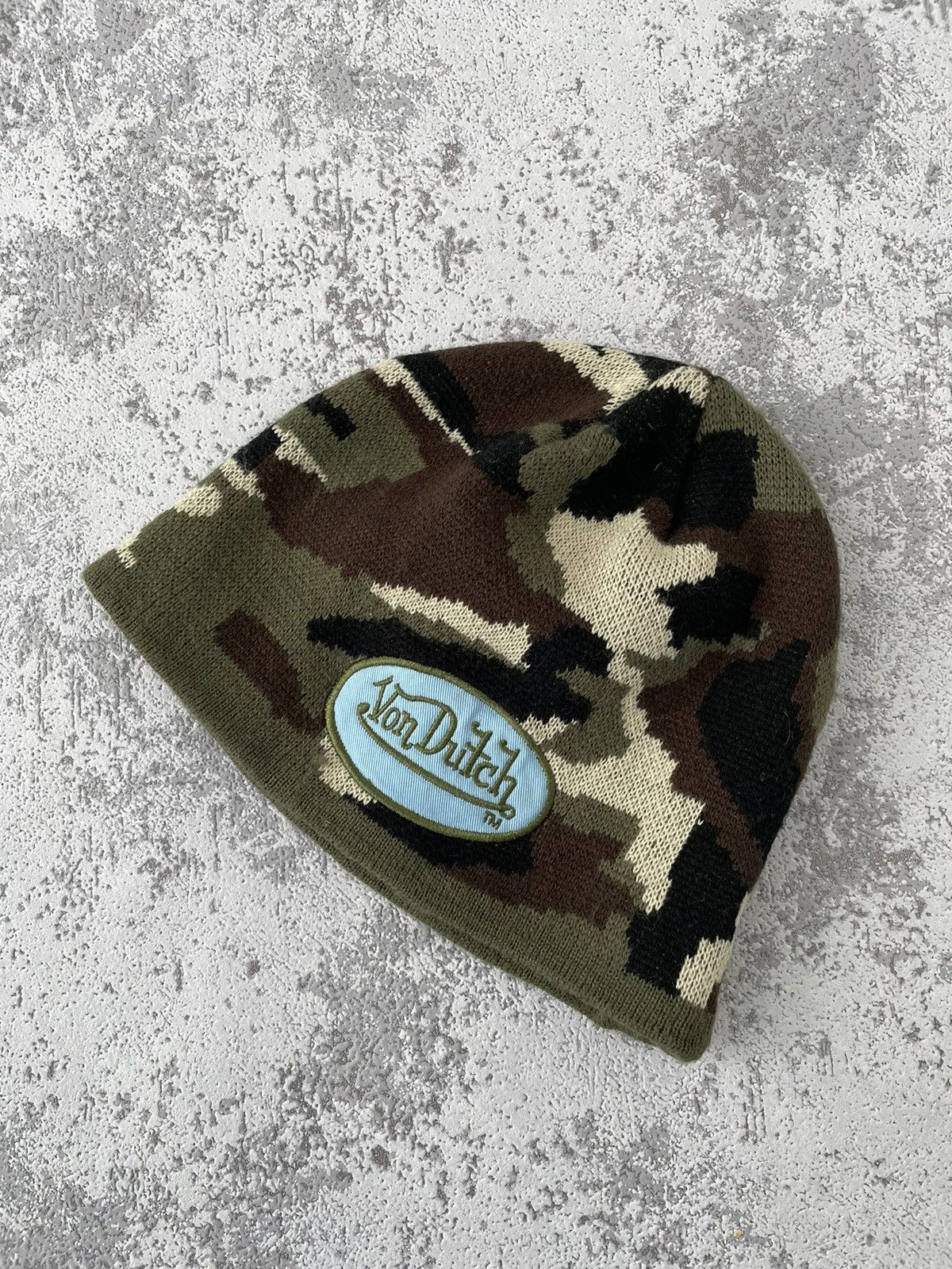 Vintage × Von Dutch Vintage Von Dutch Y2K Camo Hat Size ONE SIZE - 1 Thumbnail