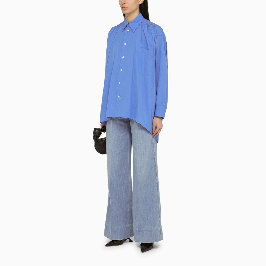 Bottega Veneta o1d2blof0824 Shirts in Blue Size XS / US 0-2 / IT 36-38 - 2 Thumbnail