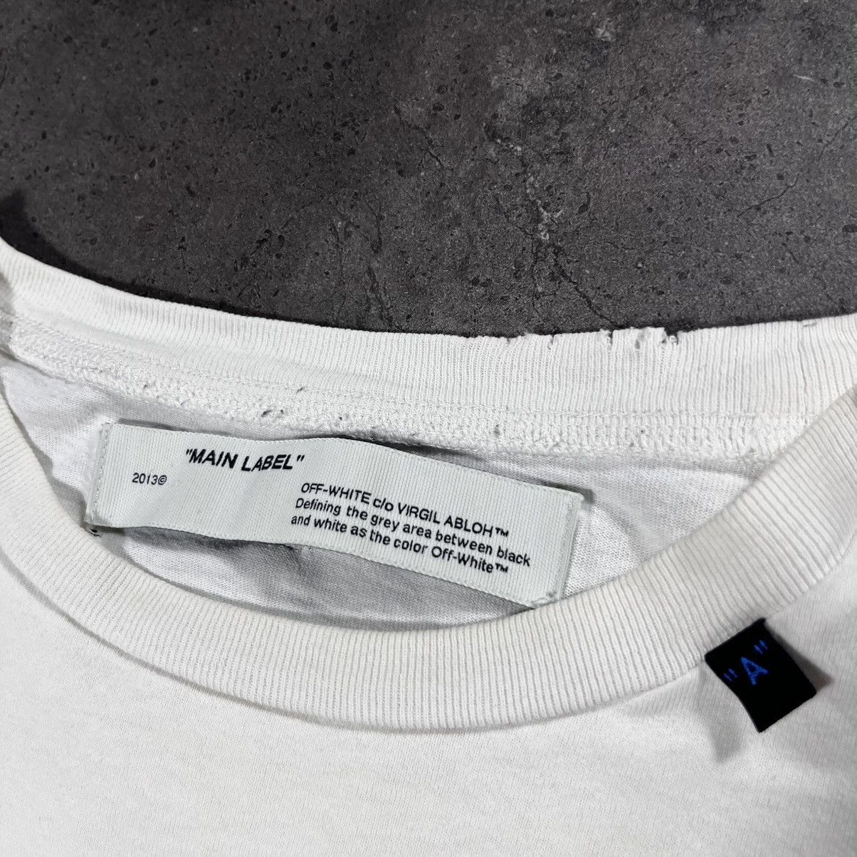 Off-White Virgil Abloh Era Off White Vintage Acrylic Arrows Tee Tshirt Size US XL / EU 56 / 4 - 19 Thumbnail