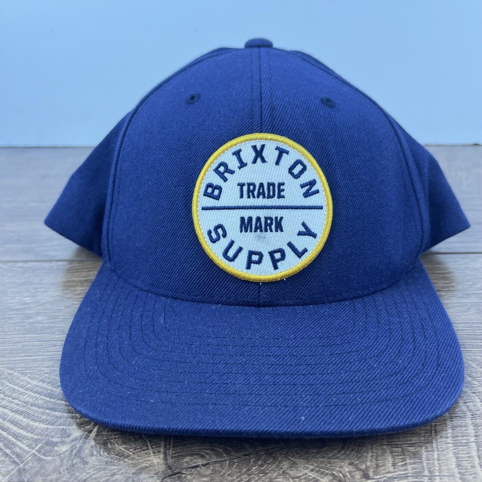Other Brixton Supply Hat Brixton Snapback Hat Blue Adjustable Hat Size ONE SIZE - 1 Thumbnail