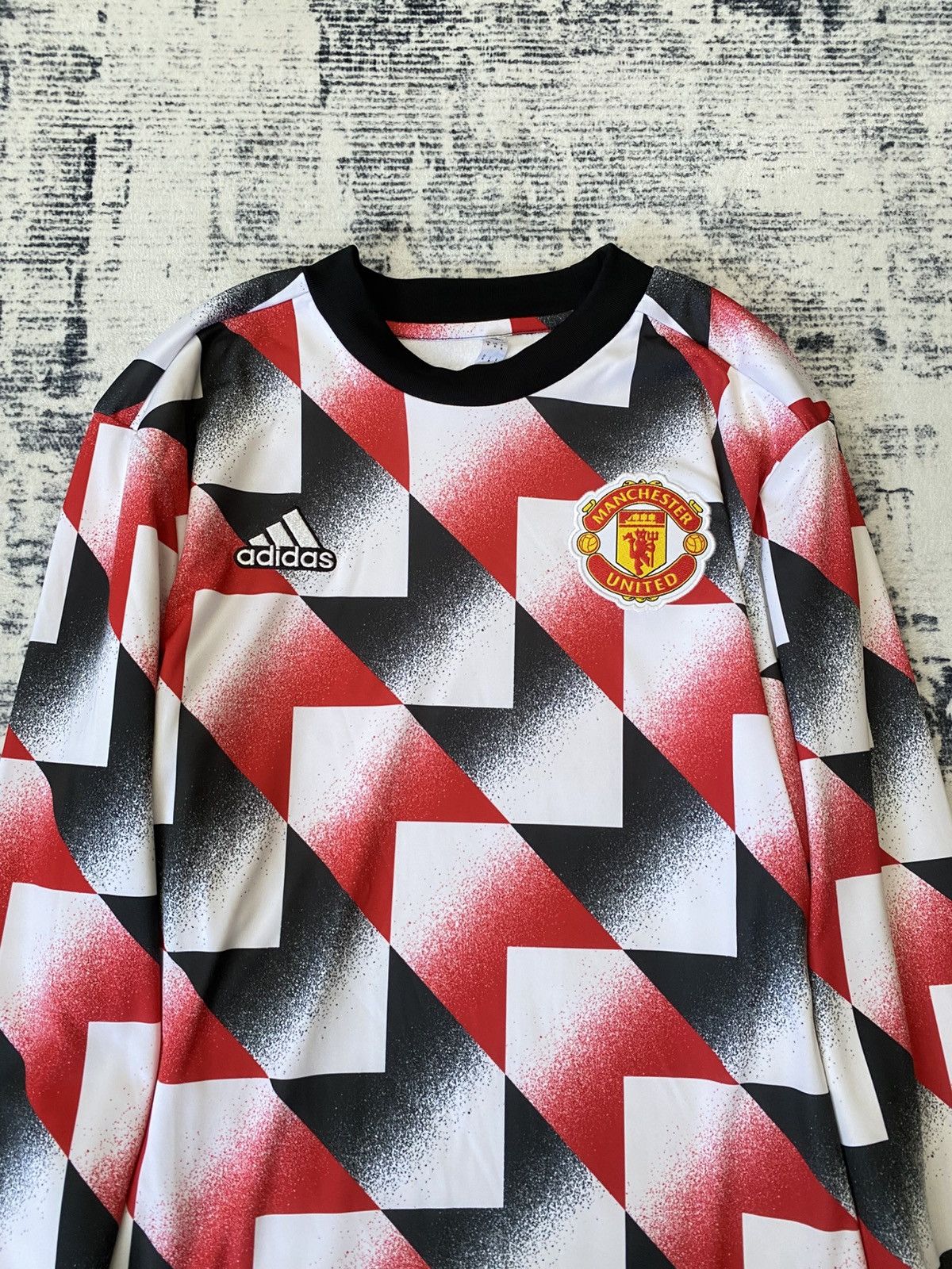 Adidas Manchester United 2022/23 Pre-Match L/S Jersey Size US M / EU 48-50 / 2 - 2 Thumbnail