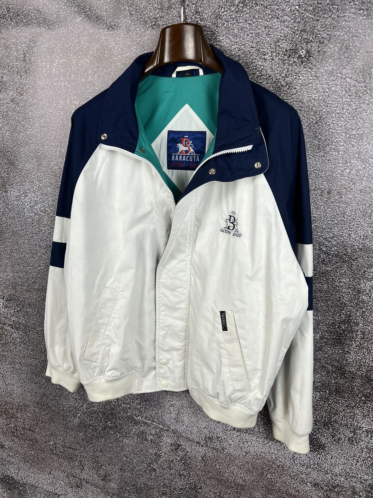 Baracuta × Designer × Vintage 90s Baracuta Active 2000 Light Windbreaker full zip track Size US XL / EU 56 / 4 - 3 Thumbnail