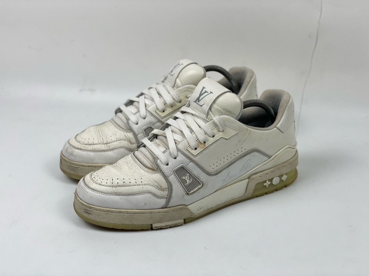 Louis Vuitton Louis Vuitton Trainer Sneakers White Size US 8 / EU 41 - 6 Thumbnail