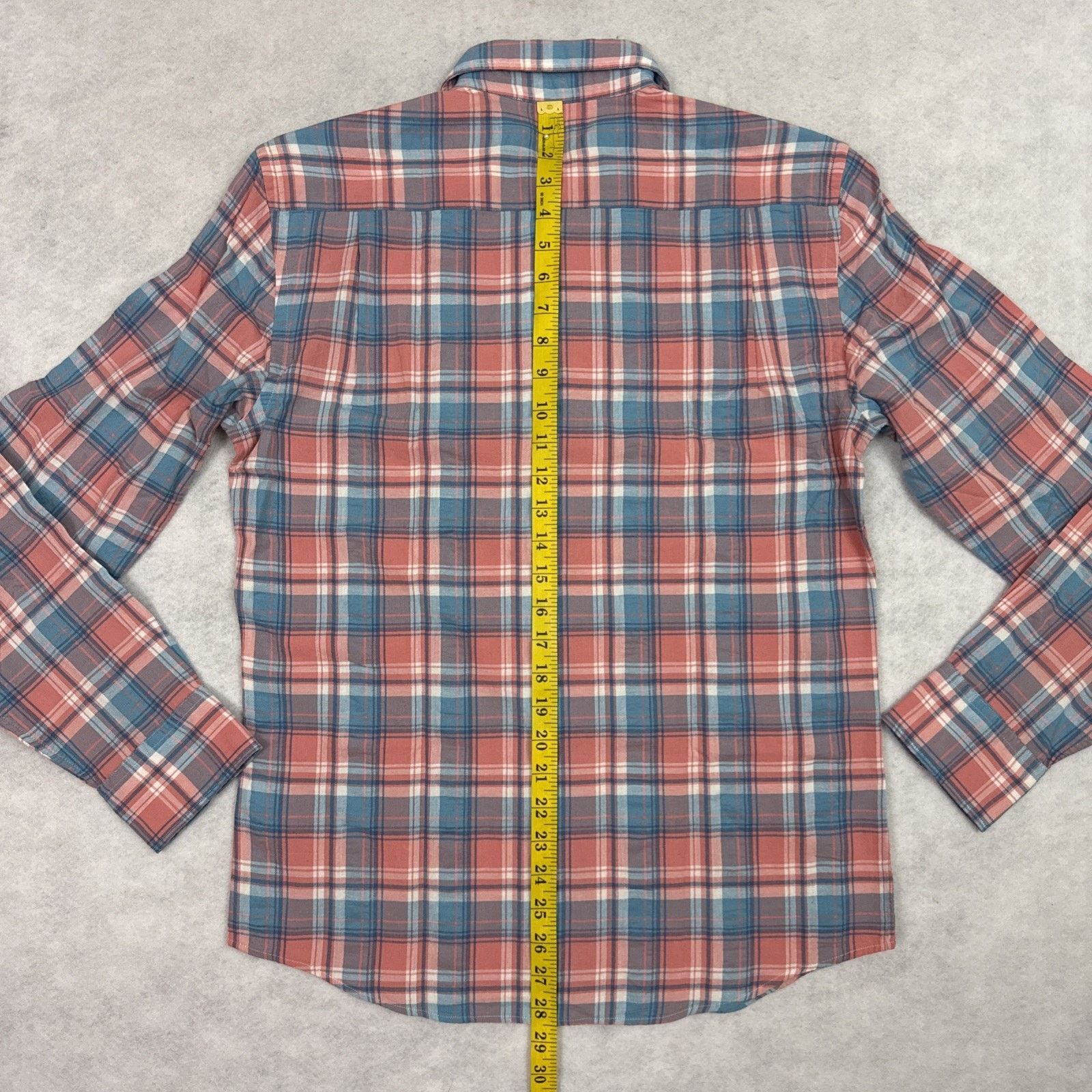 Faherty Faherty Mens S Shirt Tropical Cotton Plaid Long Sleeve Size US S / EU 44-46 / 1 - 6 Thumbnail
